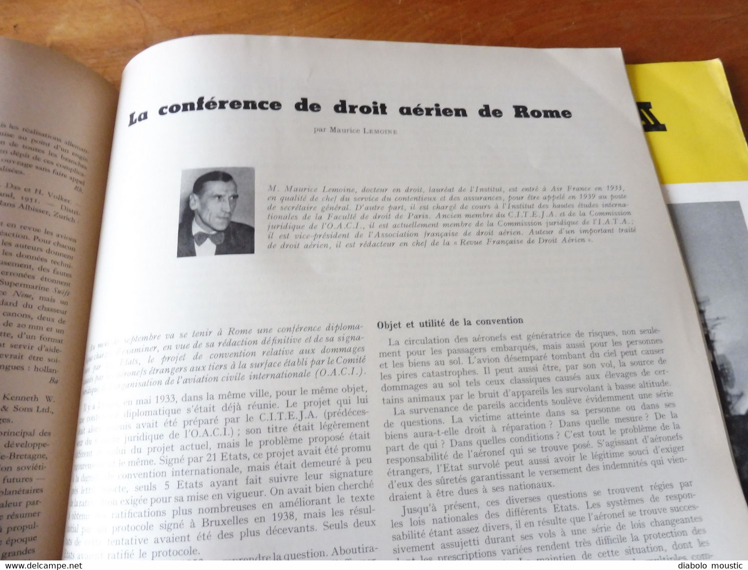 1952 INTERAVIA   (aviation ) -  Mort d'un avion ; Le DC-3;  Bataille aérienne en Corée ;  Etc