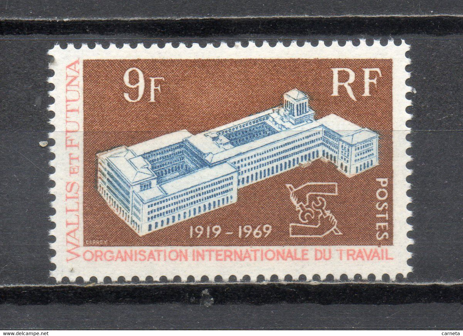 WALLIS ET FUTUNA   N° 175    NEUF SANS CHARNIERE COTE 4.00€     TRAVAIL OIT - Unused Stamps