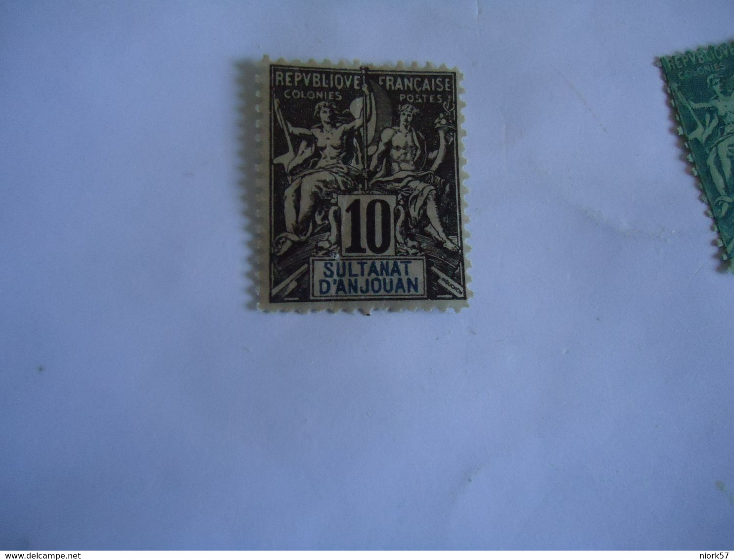 ANJOUAN   FRANCE  COLONIES MLN  STAMPS 10C - Autres & Non Classés