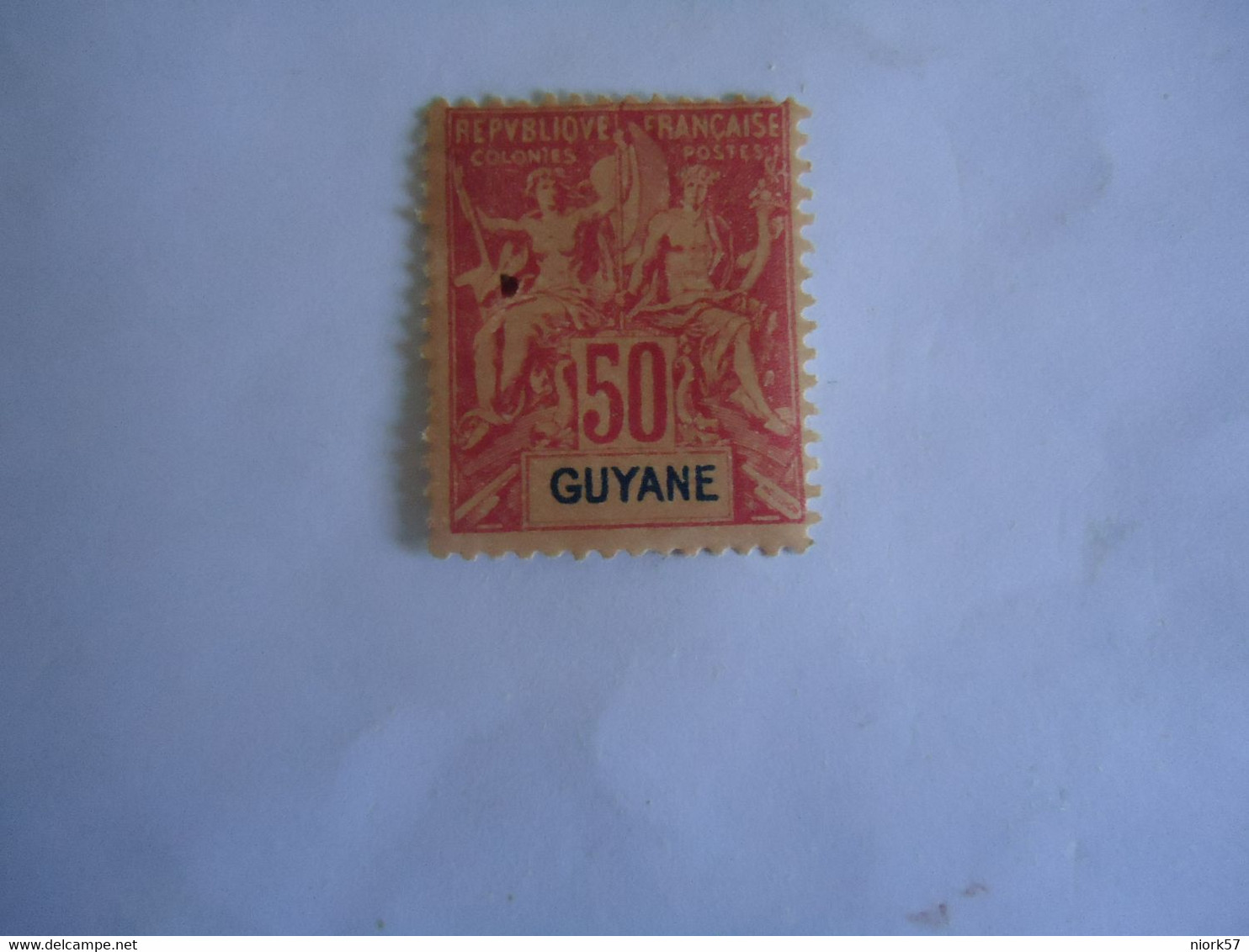 GUIANA   FRANCE  COLONIES MNH  STAMPS 50C - Sonstige & Ohne Zuordnung