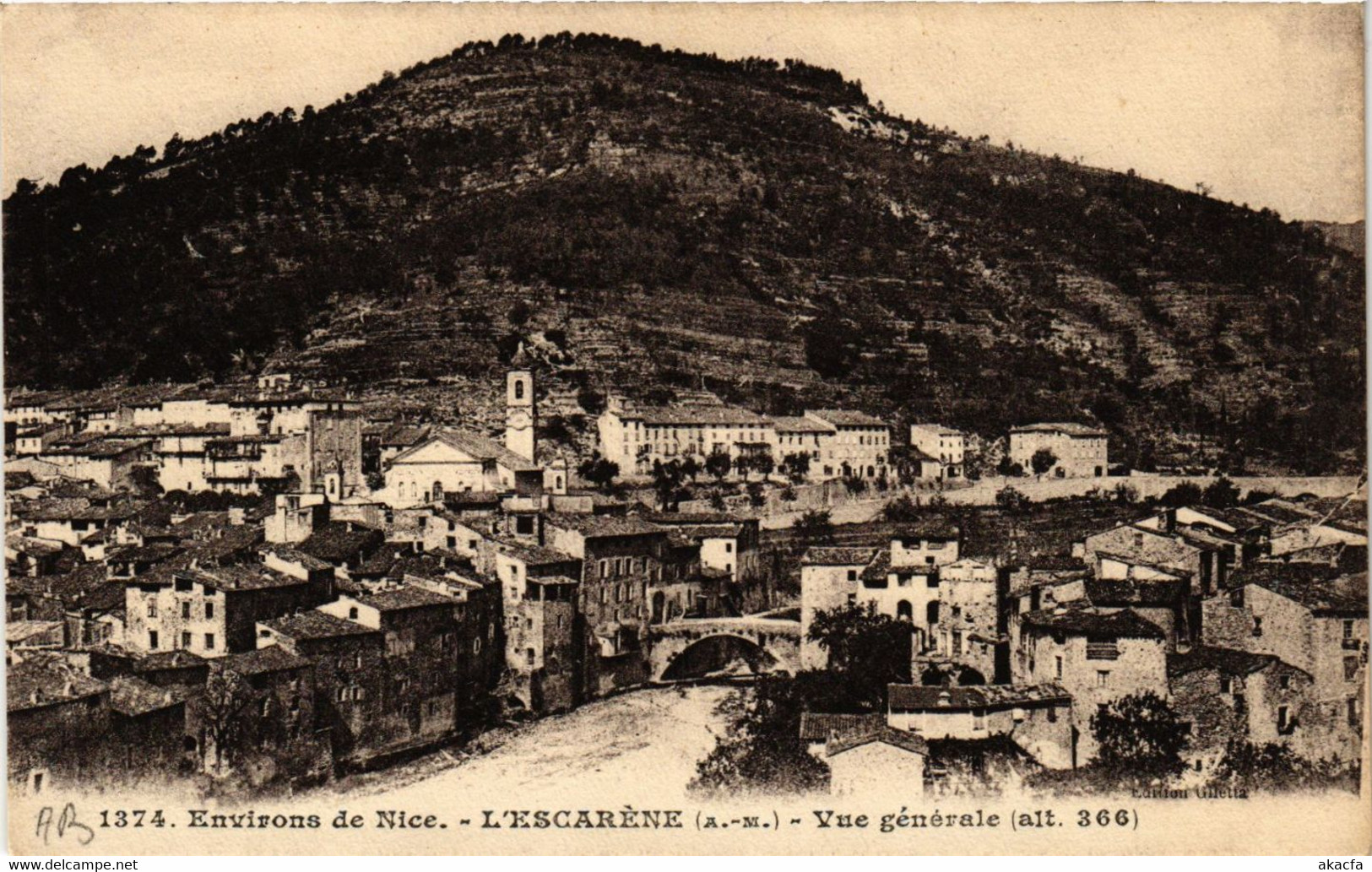 CPA L'ESCARENE - Vue Générale - Env. De NICE (639486) - L'Escarène