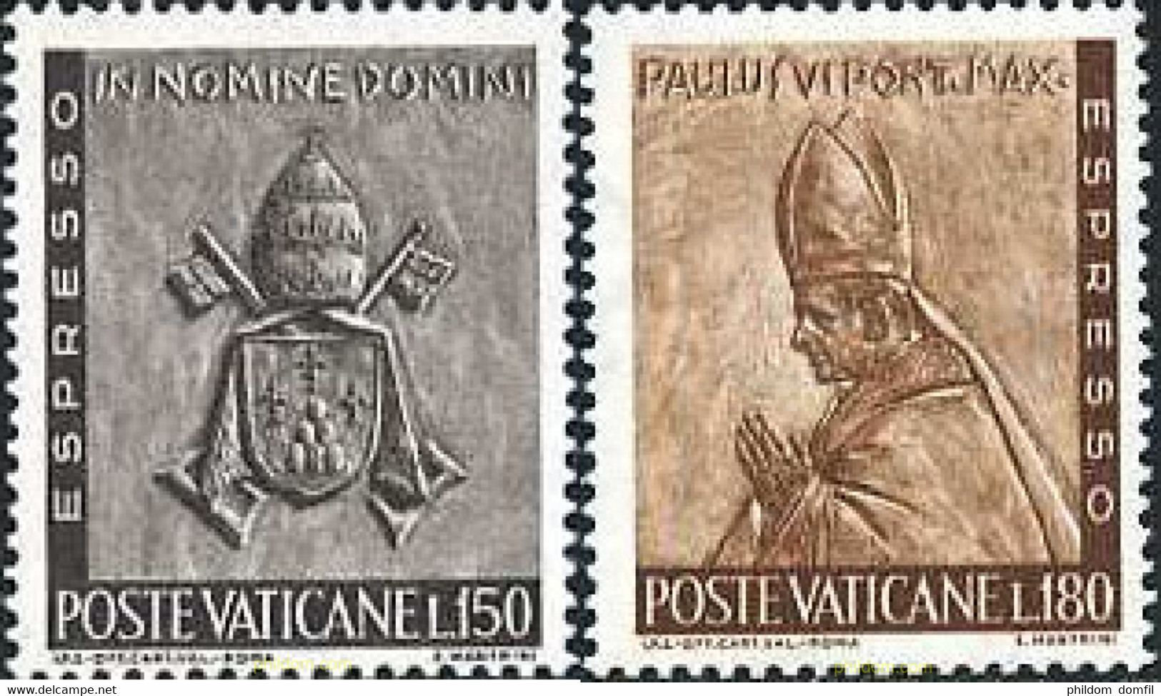 128555 MNH VATICANO 1966 ARTES Y OFICIOS - Usados