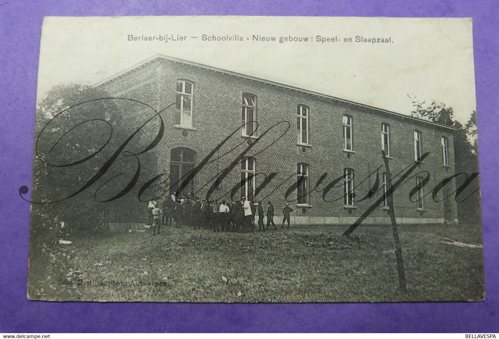 Berlaar    Schoolvilla Nieuw Gebouw Speel En Slaapzaal 1908 - Berlaar