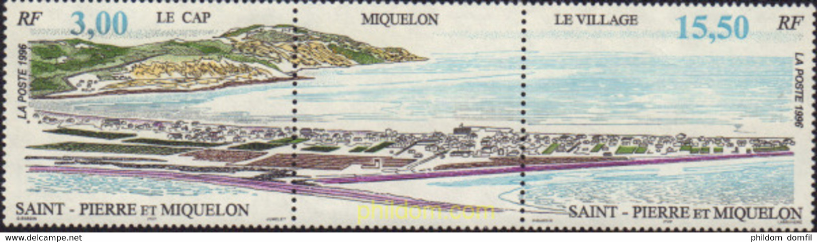 161492 MNH SAN PEDRO Y MIQUELON 1996 VISTA GENERAL DE MIGUELON - Gebruikt