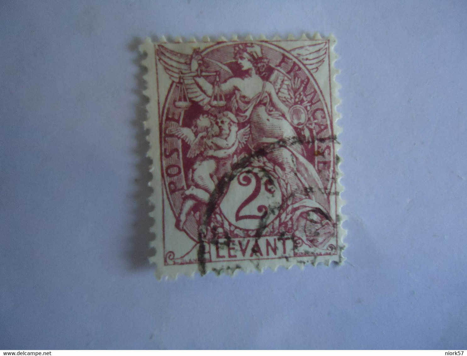 LEVANT   FRANCE  USED STAMPS 20C  WITH  POSTMARK - Sonstige & Ohne Zuordnung