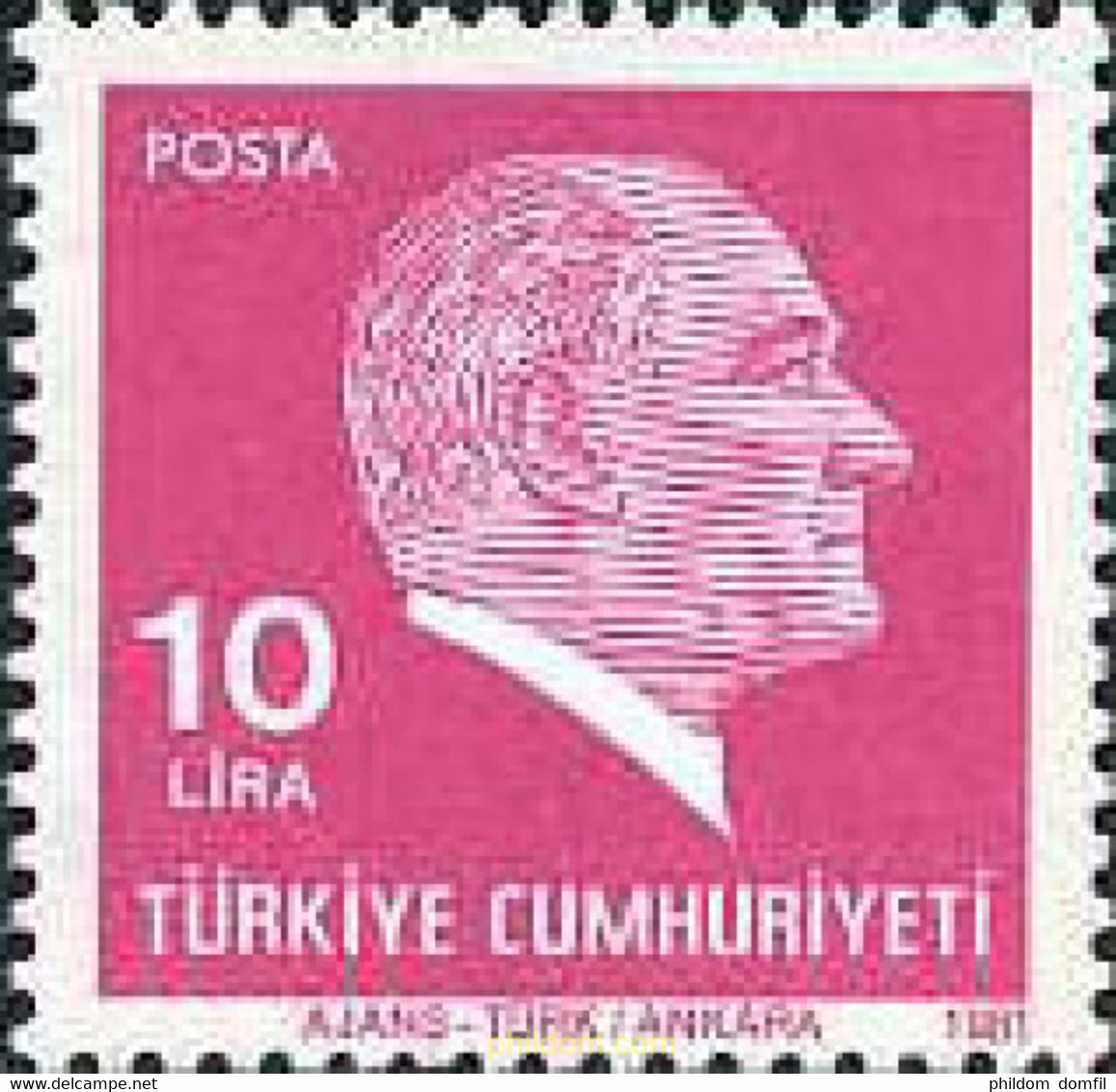 173042 MNH TURQUIA 1981 MUSTAFA KEMAL ATATURK - Verzamelingen & Reeksen