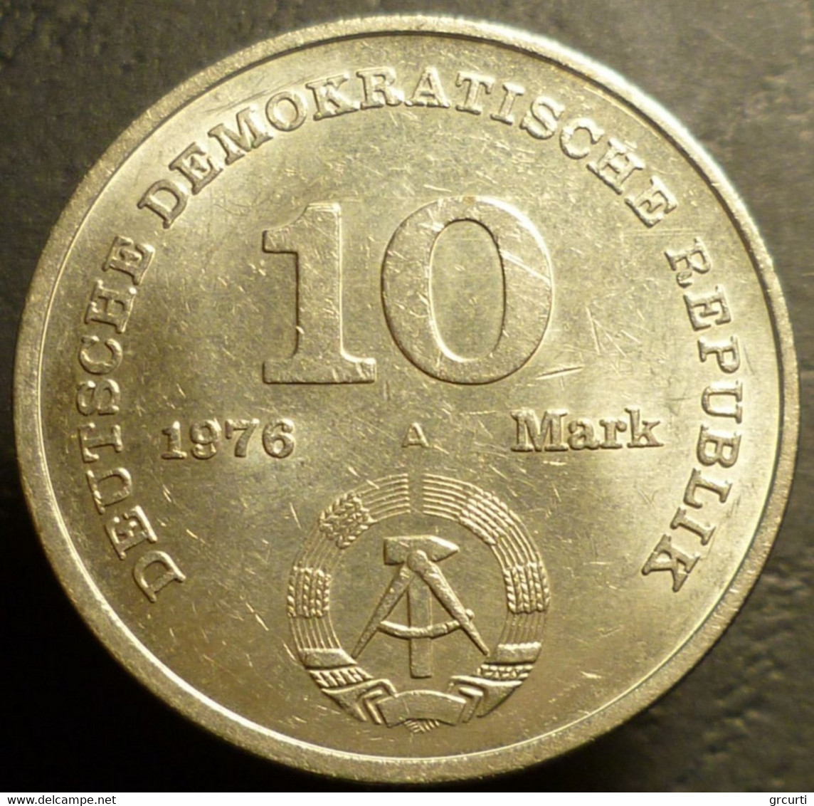 Germania Orientale - DDR - 10 Mark 1976 - 20° Anniversario Esercito Popolare Nazionale - KM# 61 - 10 Mark