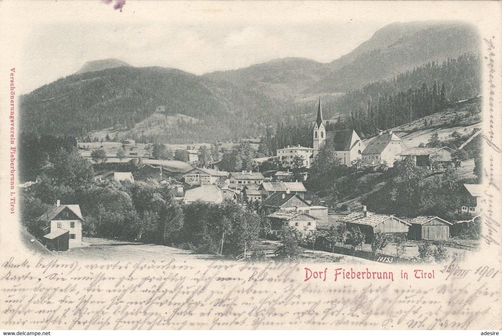 DORF FIEBERBRUNN (Tirol), Gel.1901 - Fieberbrunn