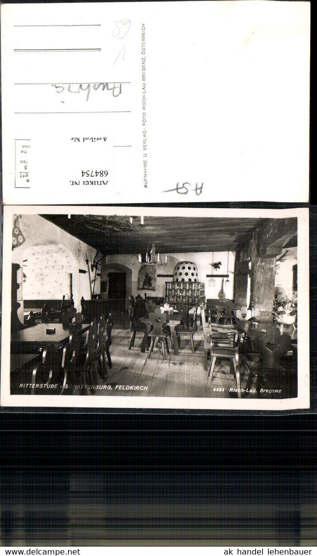 684754 Feldkirch In Vorarlberg Schattenburg Ofen Kachelofen Pub Risch-Lau 4484 - Feldkirch