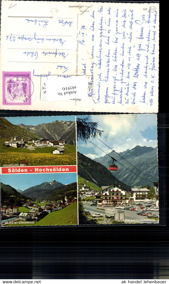 685910 Sölden Im Ötztal Tirol Hochsölden - Sölden