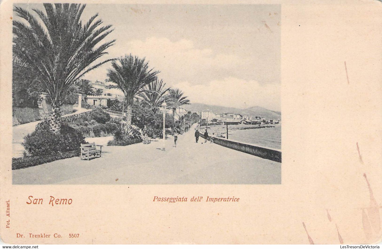 CPA - ITALIE - SAN REMO - Passeggiata Dell'Imperatrice - Dr Trenkler Co 5507 - Imperia