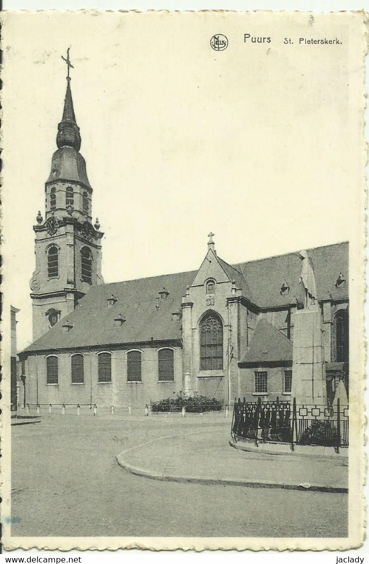 Puurs -- St. Pieterskerk.  (2 Scans) - Puurs