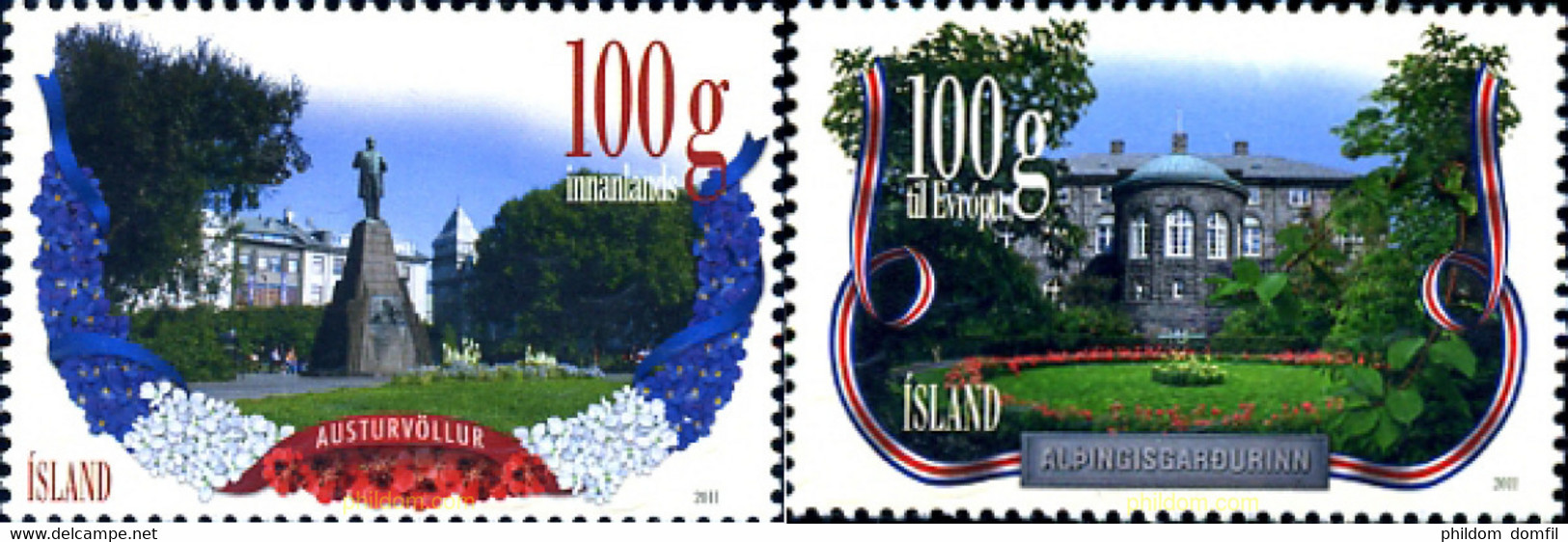 263098 MNH ISLANDIA 2011 - Collections, Lots & Séries