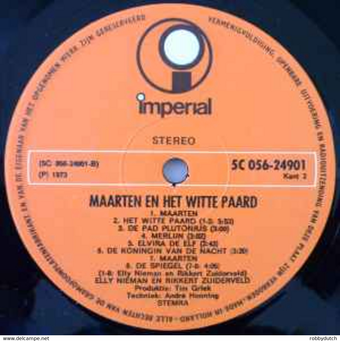 * LP *  ELLY NIEMAN & RIKKERT ZUIDERVELD - MAARTEN EN HET WITTE PAARD (Holland 1973) - Other - Dutch Music