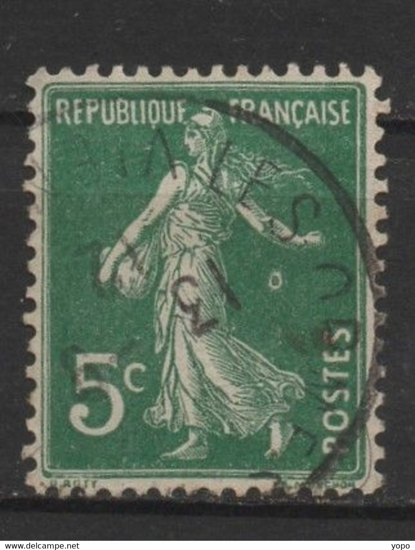 Timbre Semeuse Camée N° 137 Anneau De Lune - Used Stamps