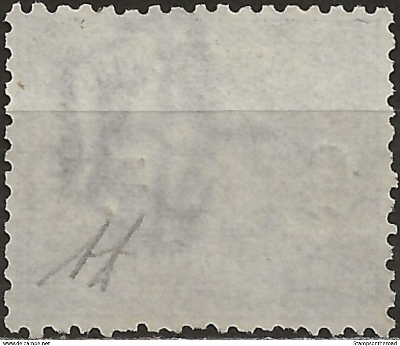 SM8aU - San Marino 1892, Sassone Nr. 8a, 5 Su 10 Cent. Azzurro - Varietà Firmata Dal Perito - Gebraucht