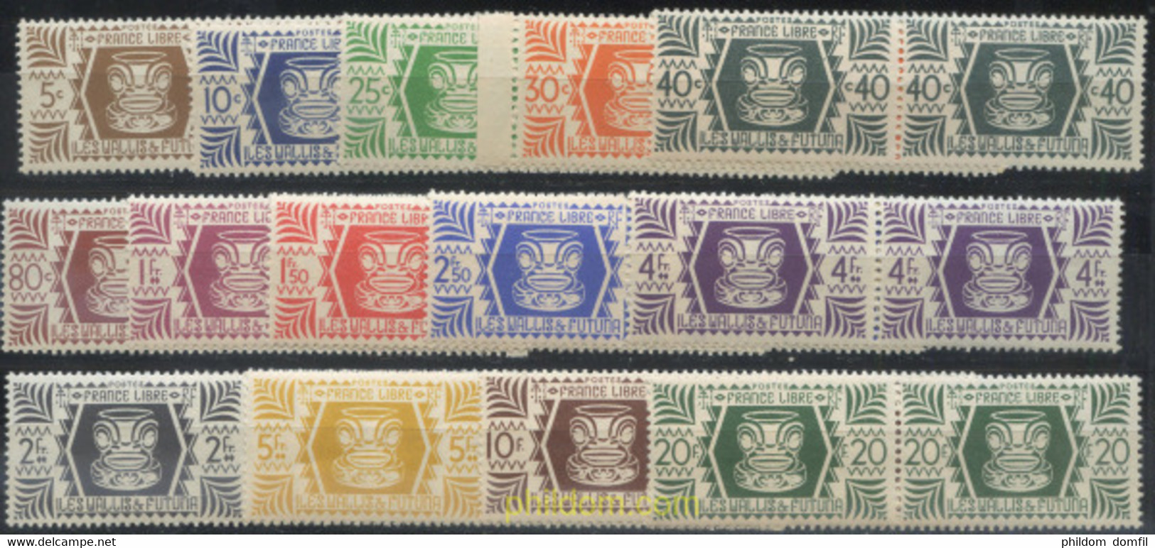 658419 MNH WALLIS Y FUTUNA 1944 - Oblitérés