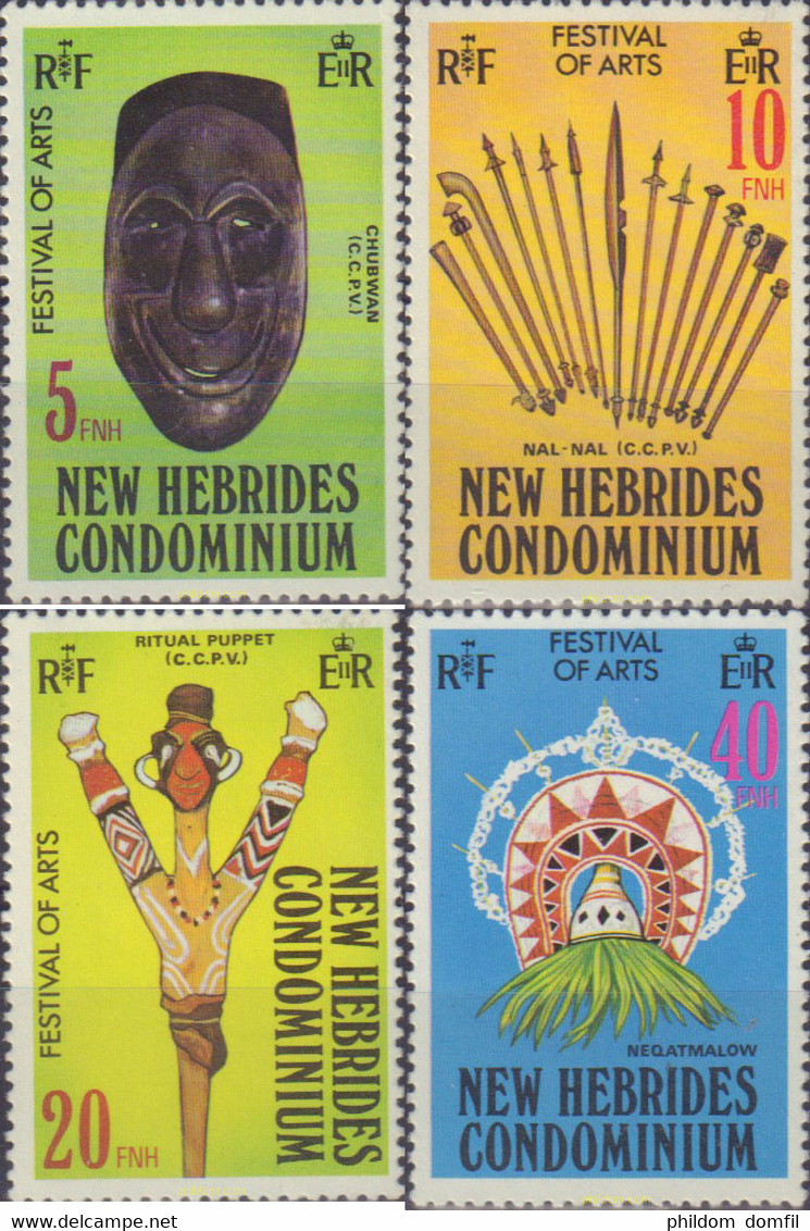 584742 MNH NUEVAS HEBRIDAS 1979 FESTIVAL DE LAS ARTES - Collections, Lots & Series