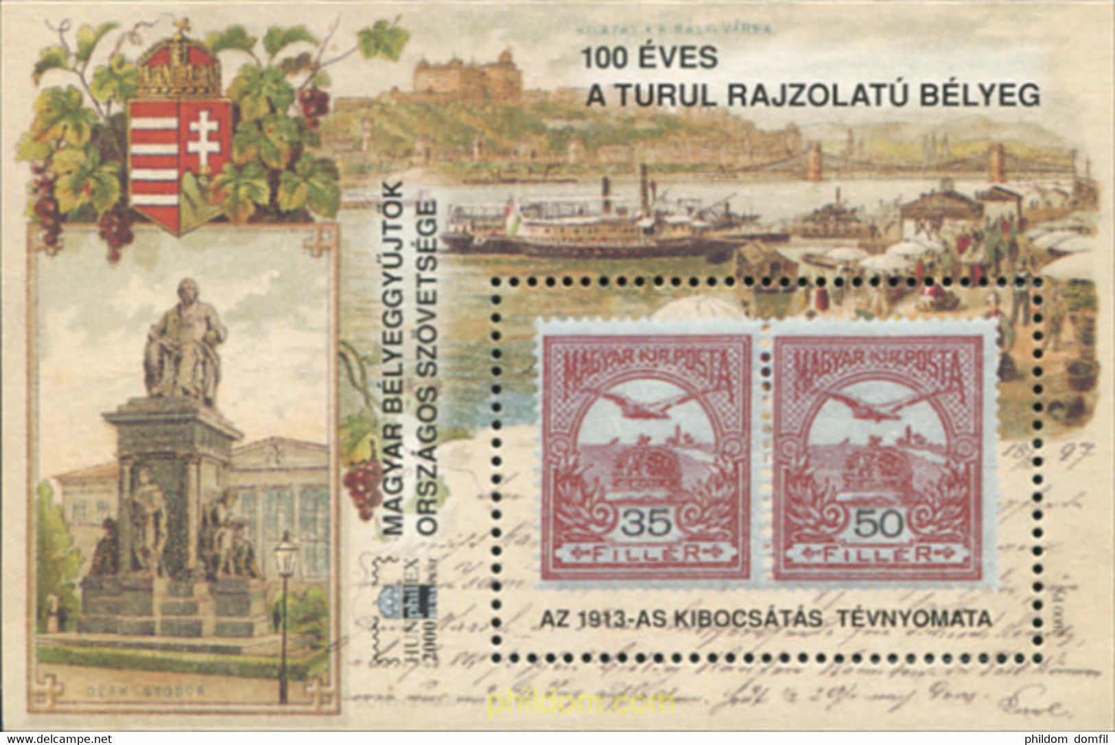 634511 MNH HUNGRIA 2000 EXPOSICIONES FILATELICAS - Used Stamps