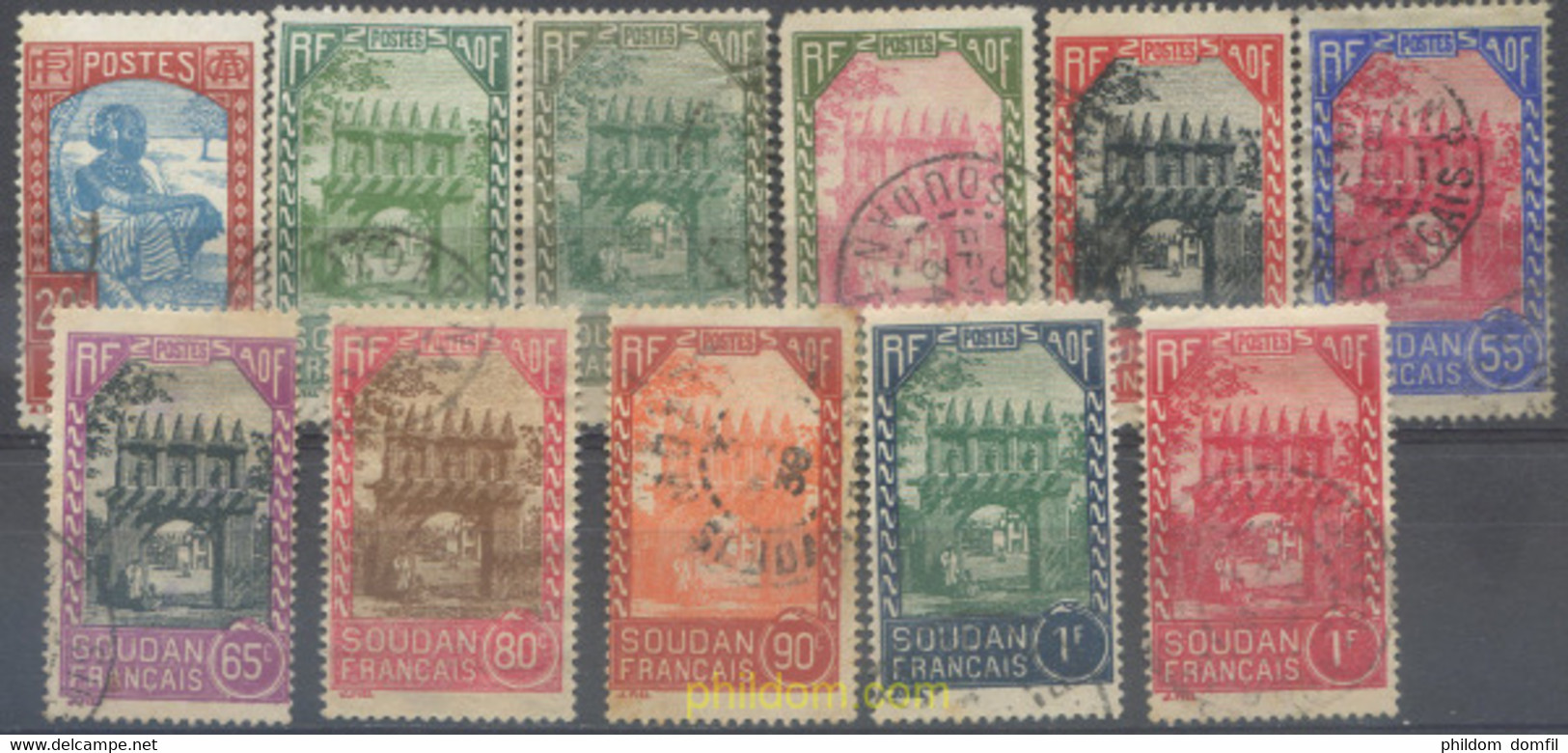 659301 USED SUDAN FRANCES 1931 SELLOS DE SUDAN - Autres & Non Classés