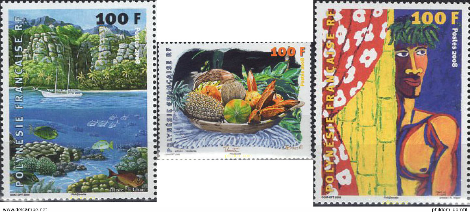 669808 MNH POLINESIA FRANCESA 2008 PINTURA - Gebruikt