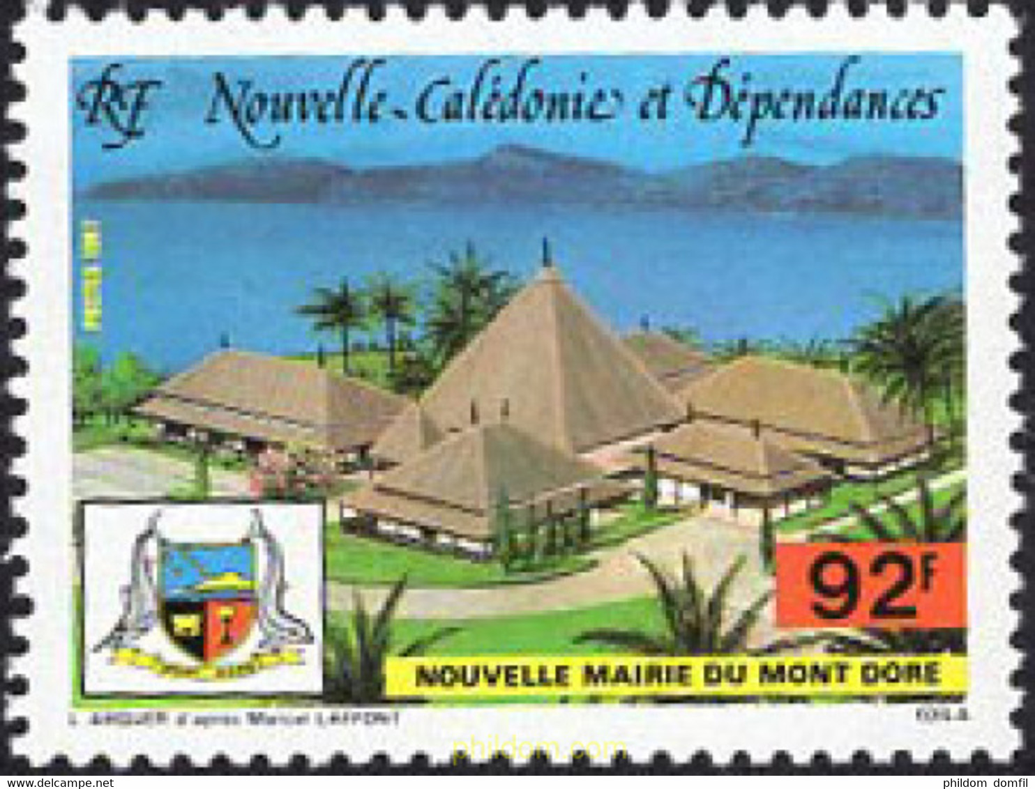 673958 MNH NUEVA CALEDONIA 1987 HOTELES - Oblitérés