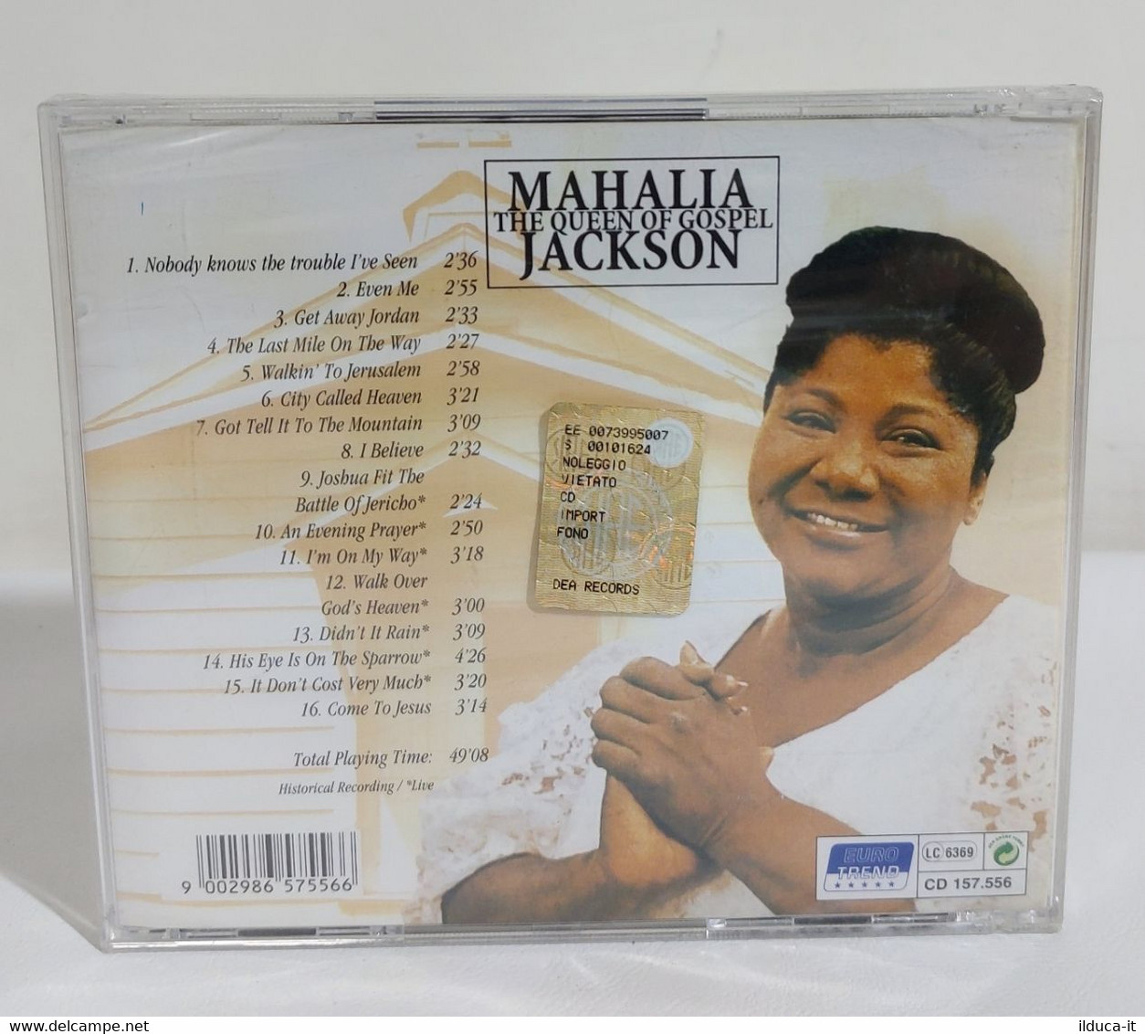 I109216 CD - Mahalia Jackson - The Queen Of Gospel - EuroTrend - SIGILLATO - Gospel & Religiöser Gesang