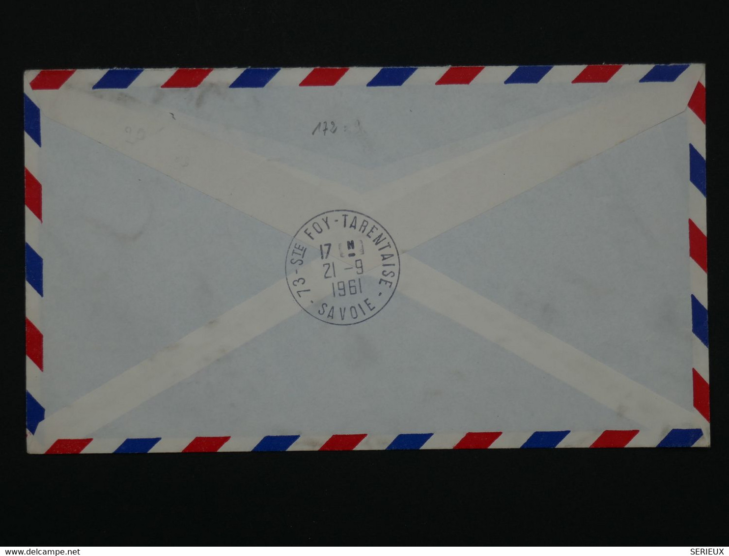 K30 NEW HEBRIDES  BELLE LETTRE RR 1961 PAR AVION  PORT   VILLA A STE FOY FRANCIA ++ AFFRANCH. PLAISANT++ - Lettres & Documents