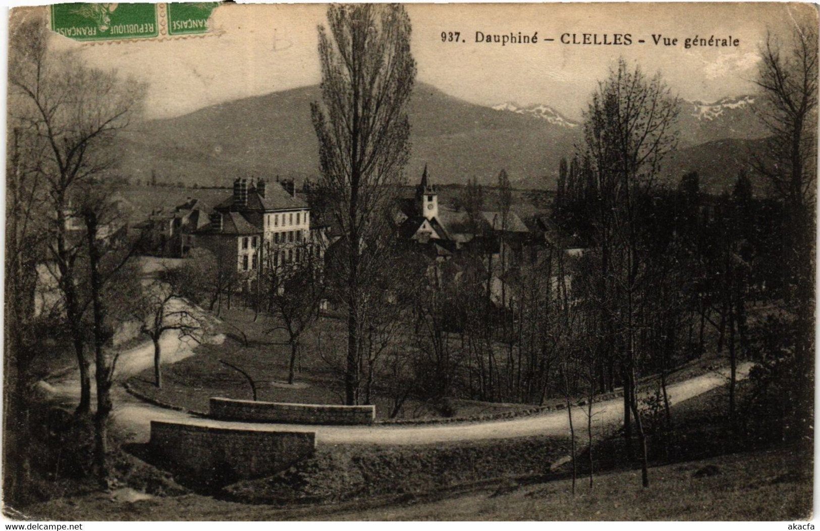 CPA Dauphiné - CLELLES - Vue Générale (434777) - Clelles