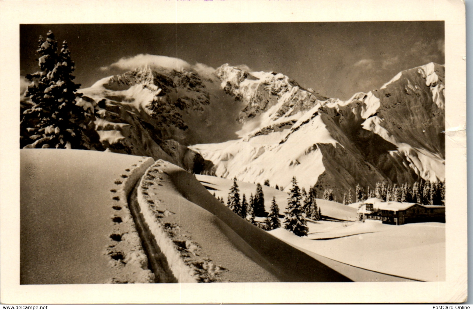 39836 - Vorarlberg - Körbersee , Winterlandschaft - Gelaufen 1963 - Schröcken