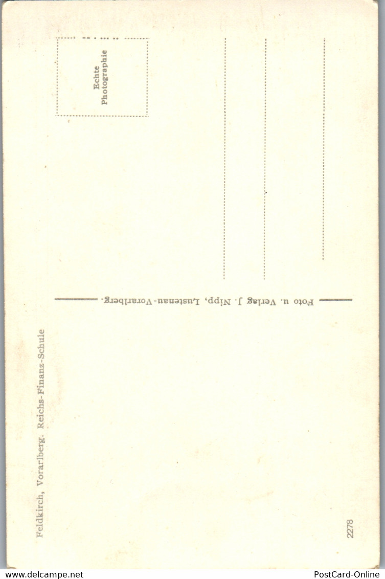 39991 - Vorarlberg - Feldkirch , Reichs Finanz Schule - Nicht Gelaufen - Feldkirch
