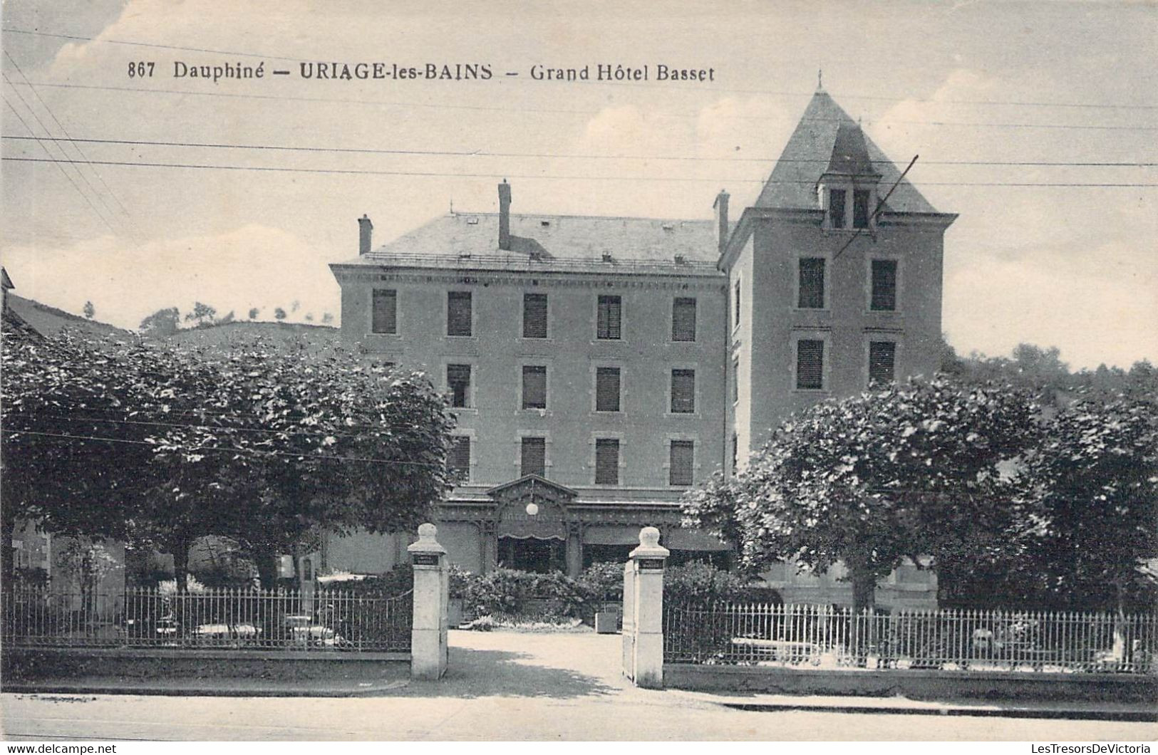 CPA France - Isère - Dauphiné - Uriage Les Bains - Grand Hôtel Basset - P. Gaude Phot. Edit. Grenoble - Uriage