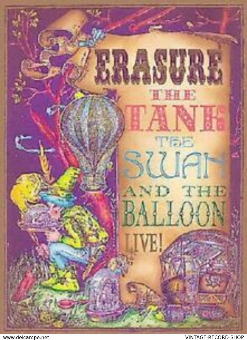 ERASURE: THE TANK, THE SWAN AND THE BALLOON -LIVE -! 2 DVD - Music On DVD