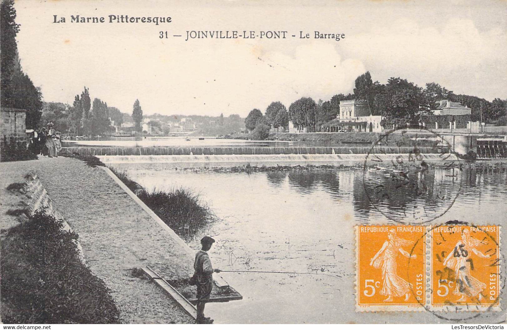 CPA France - Lot De Deux Cartes - Barrage De France - Joinville Le Pont - Pont Et Massène - Autres & Non Classés