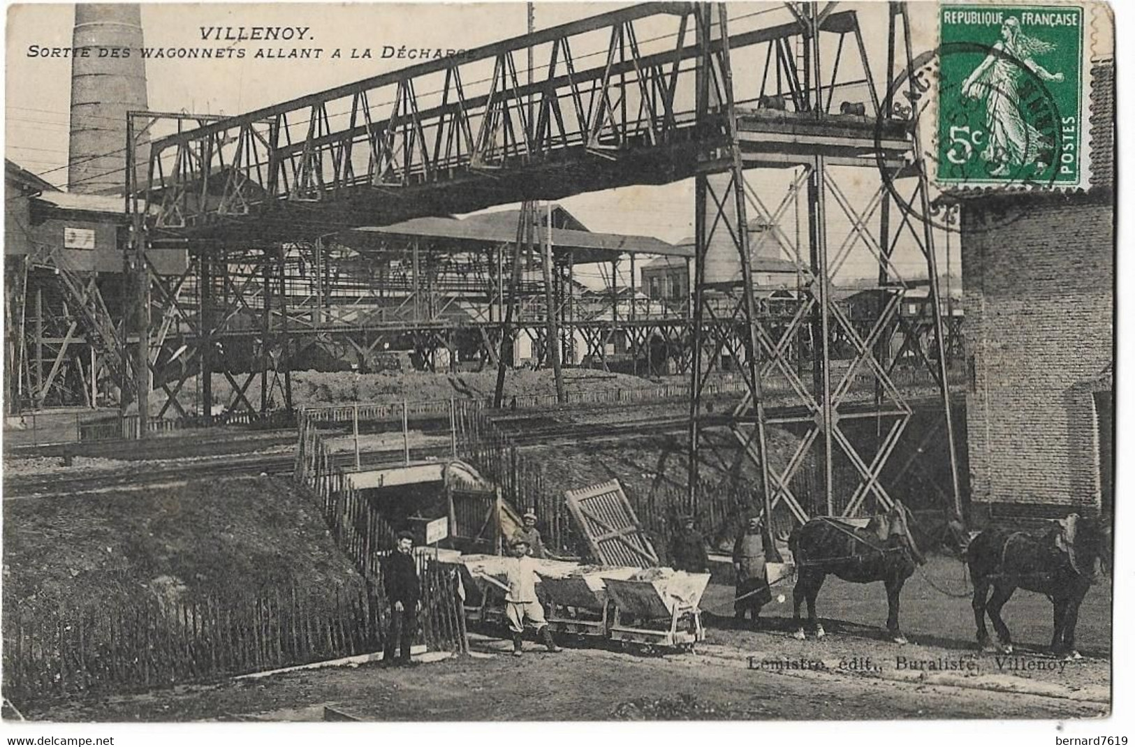 77 Villenoy   -  Sortie Des Wagonnets Allant A La Decharge - Villenoy