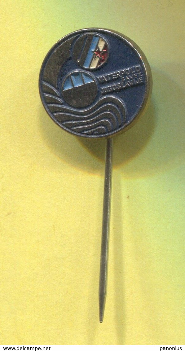 Water Polo Pallanuoto Polo Acuatico - Yugoslavia Association Federation, Vintage Pin Badge Abzeichen - Water-Polo