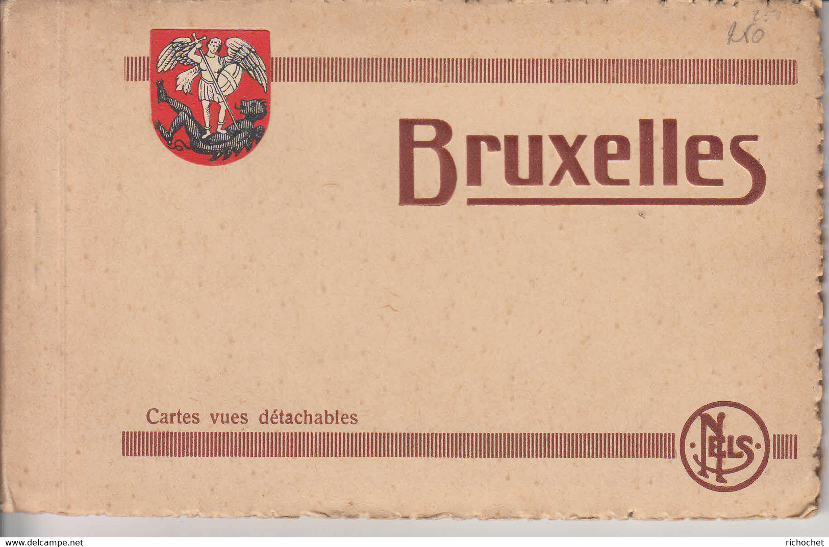 BRUXELLES - Carnet De 10 Cartes-vues Détachables - Loten, Series, Verzamelingen