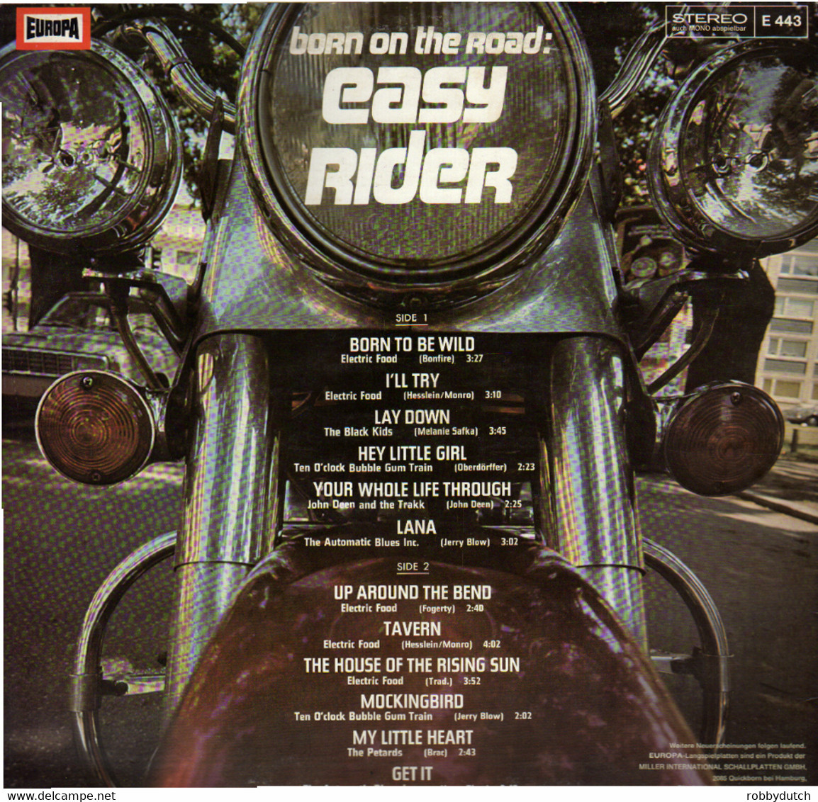 * LP *  EASY RIDER (BORN ON THE ROAD) (Germany 1971 EX!!) - Hit-Compilations