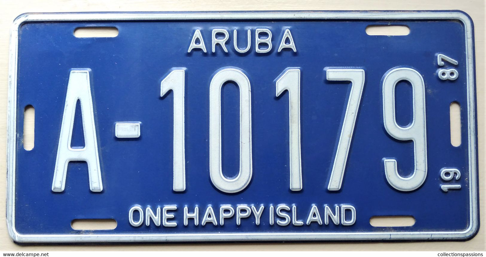 Plaque D'immatriculation - Aruba - 1987 - - Number Plates