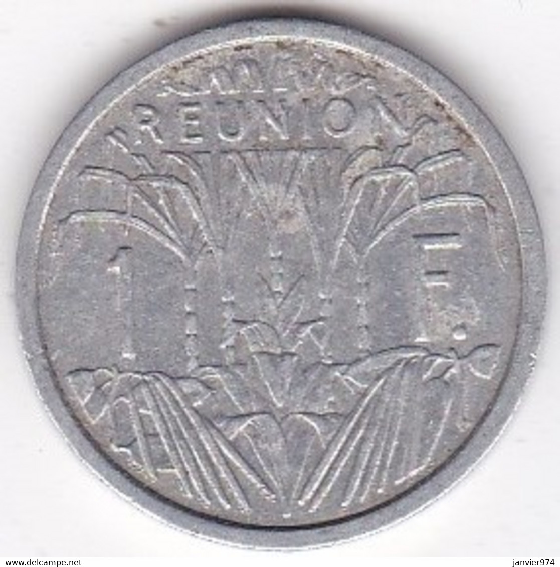 Ile De La Réunion 1 Franc 1948 Aile, En Aluminium , Lec# 53 - Réunion