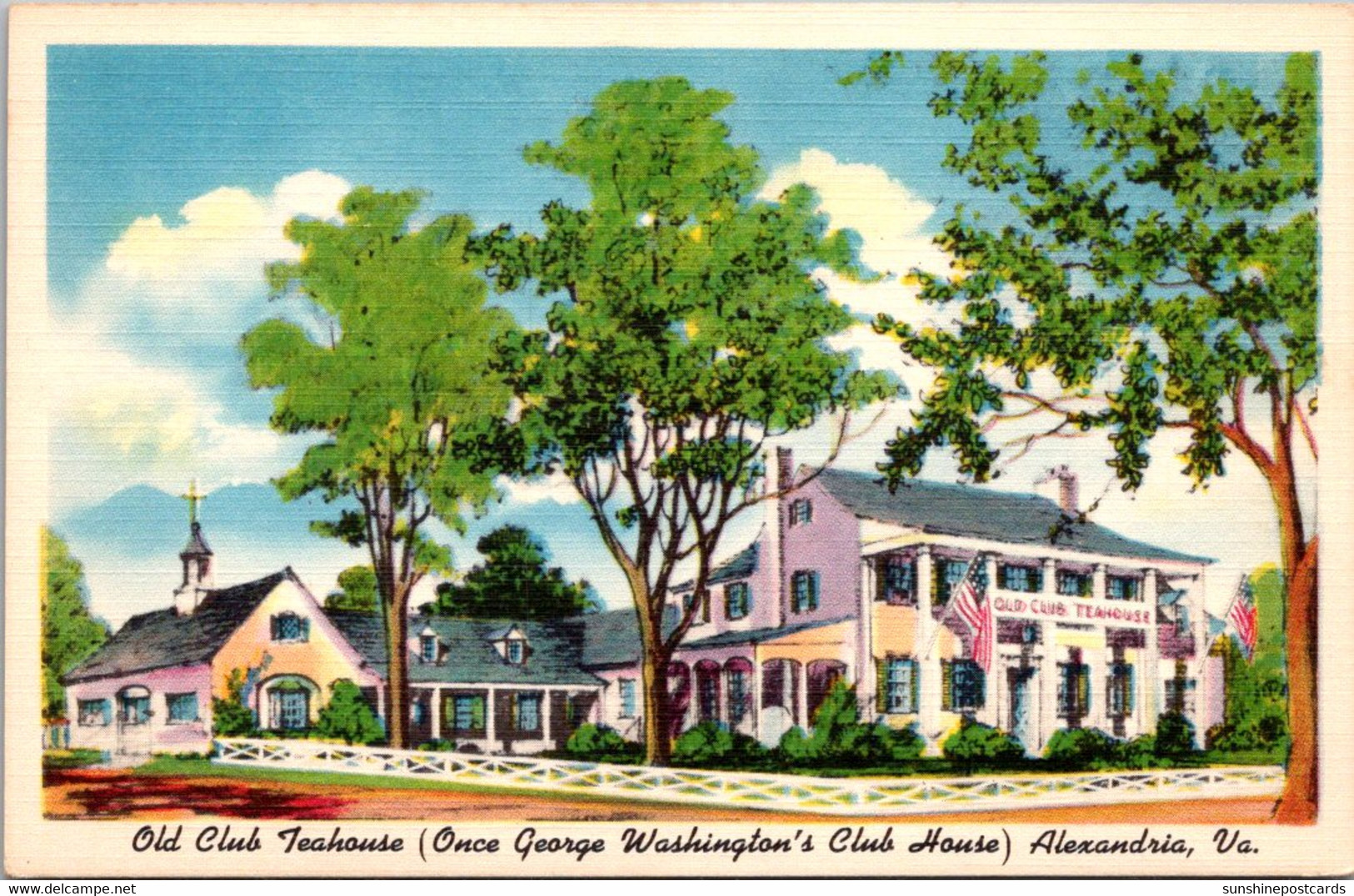 Virginia Alexandria Old Club Teahouse Once George Washington's Club House - Alexandria