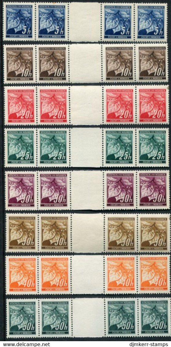 BOHEMIA & MORAVIA 1939 MNH / **.   Michel Porto 20-24 ZW, 38 ZW, 55 ZW, 64 ZW    €33 - Used Stamps