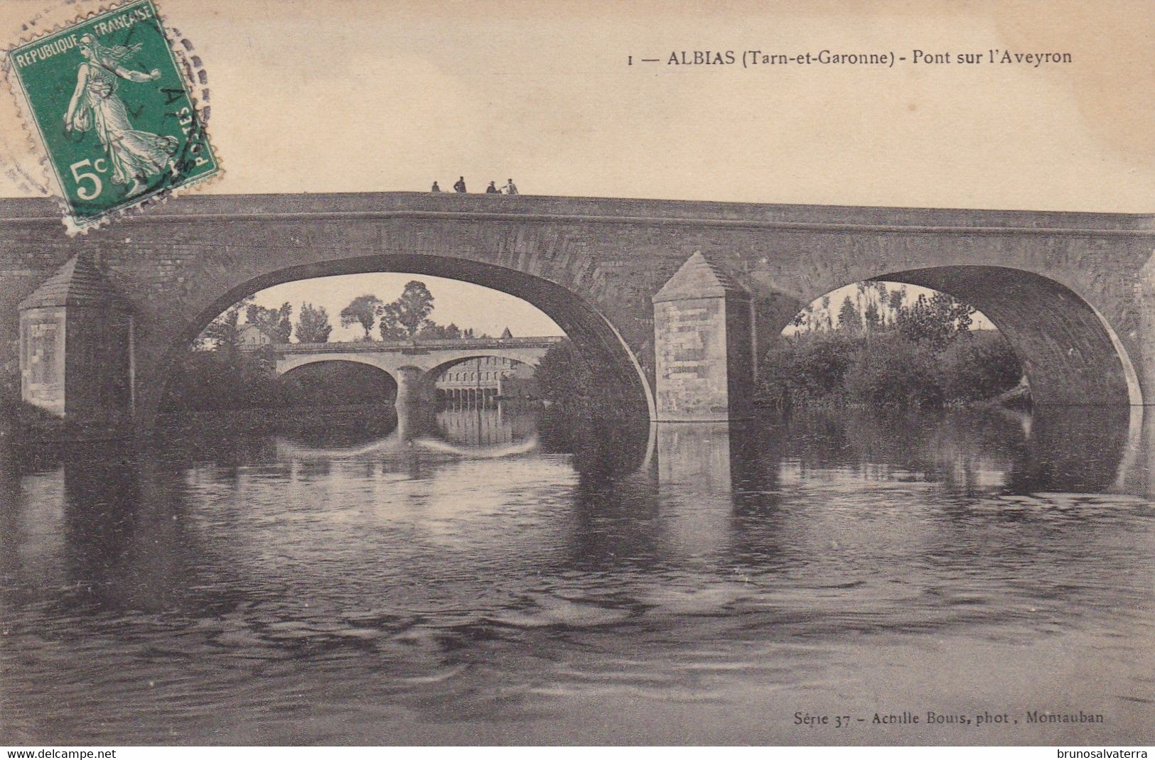 ALBIAS - Pont Sur L'Aveyron - Très Bon état - Albias