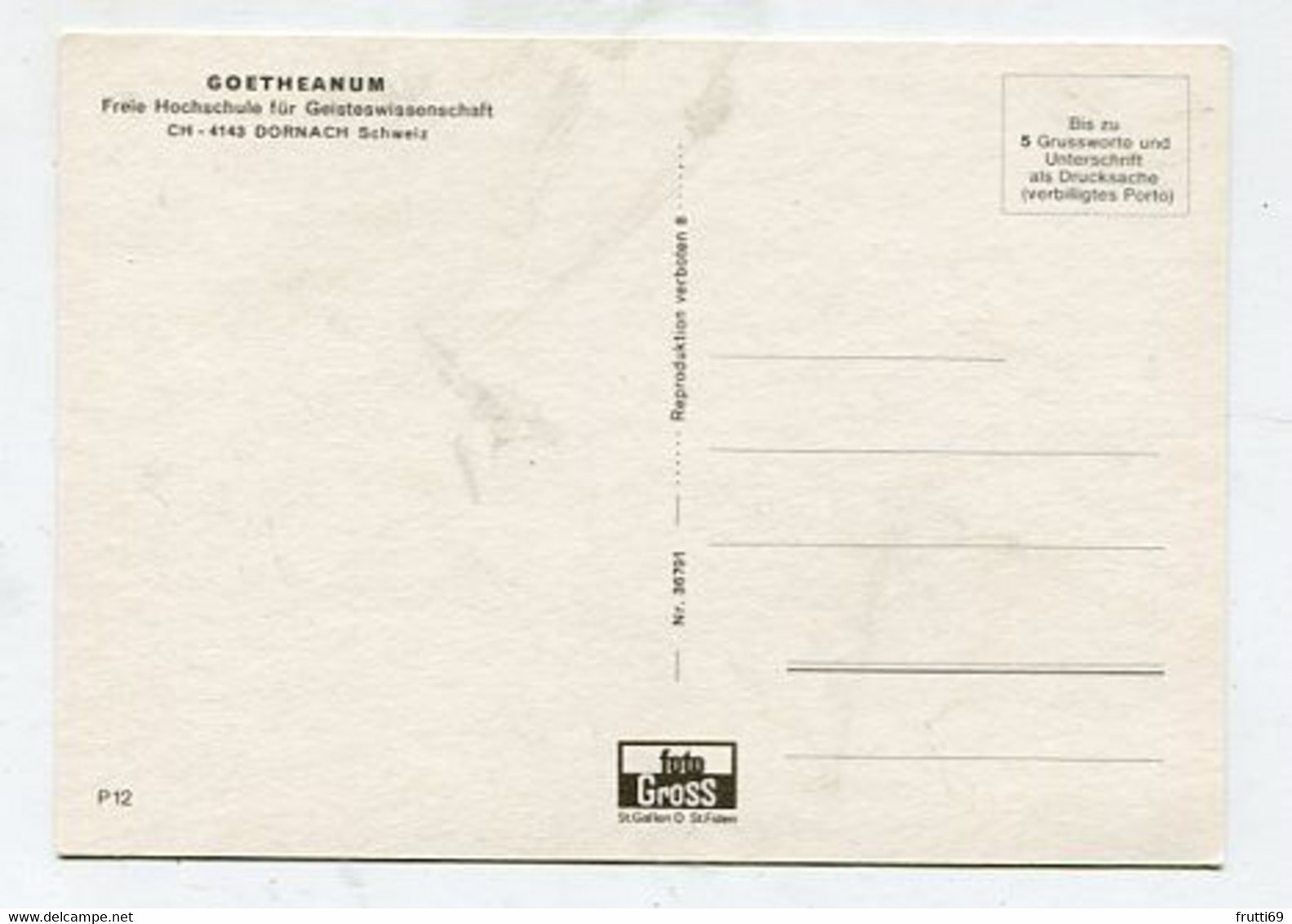 AK 093406 SWITZERLAND - Dornach - Goetheanum - Dornach