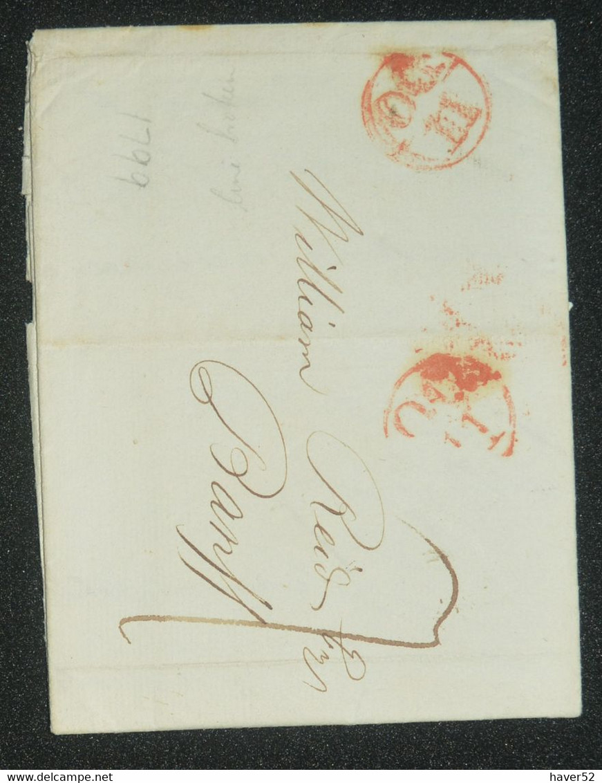 Cover With BISHOP Mark 1799 - BROKEN LINE ! RRR!!! - Post & Go Stamps