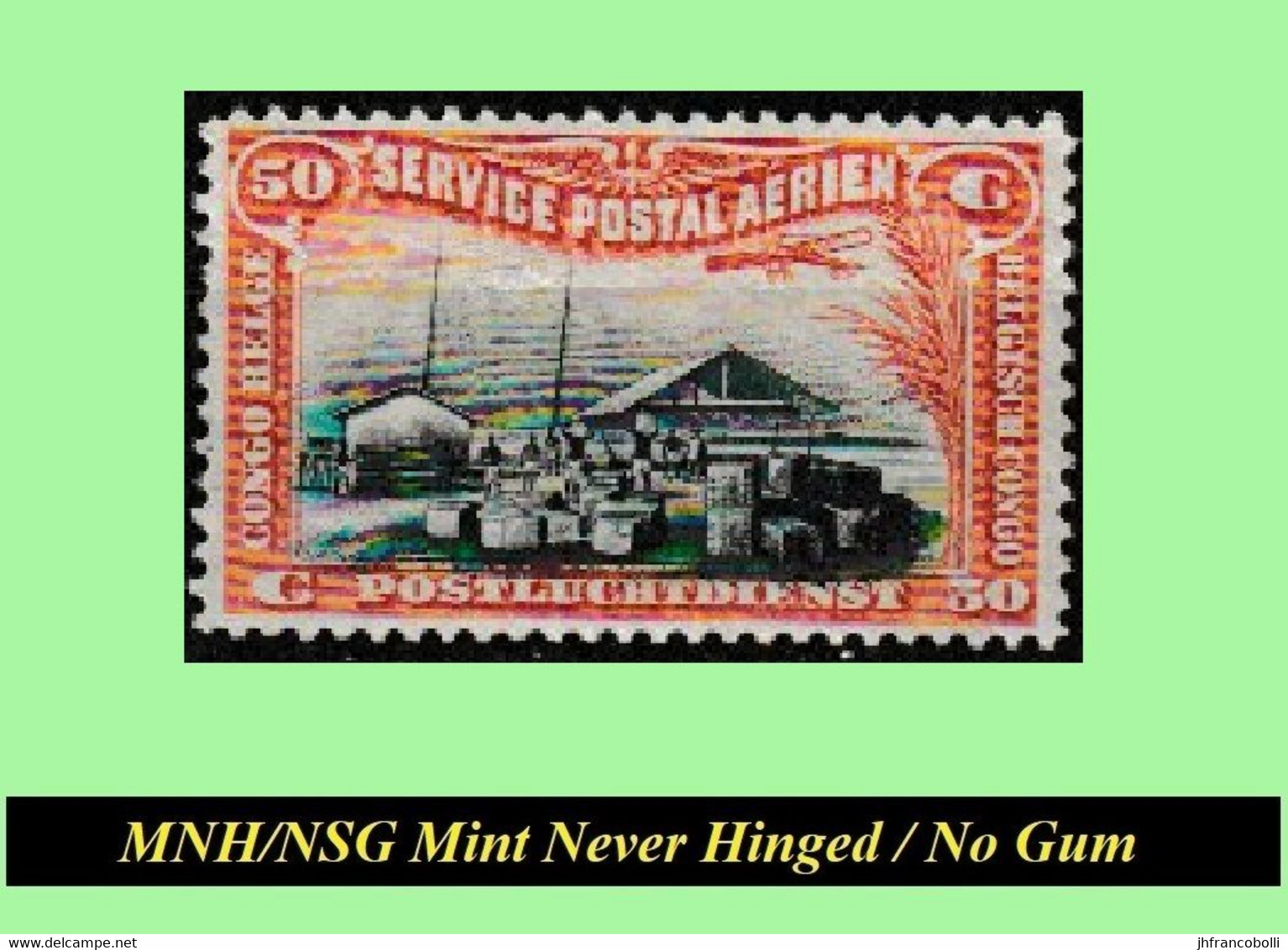 1921/30 ** BELGIAN CONGO / CONGO BELGE = COB MNH NSG AIRMAIL SELECTION PA01+02+03+06 [NO GUM] - Neufs