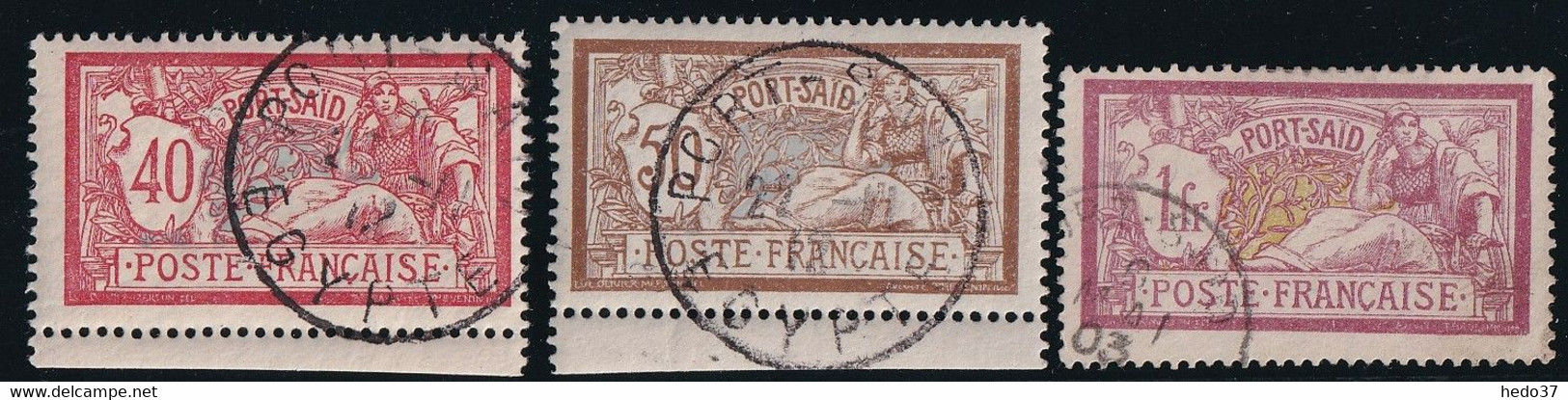 Port Saïd N°30/32 - Oblitéré - TB - Used Stamps