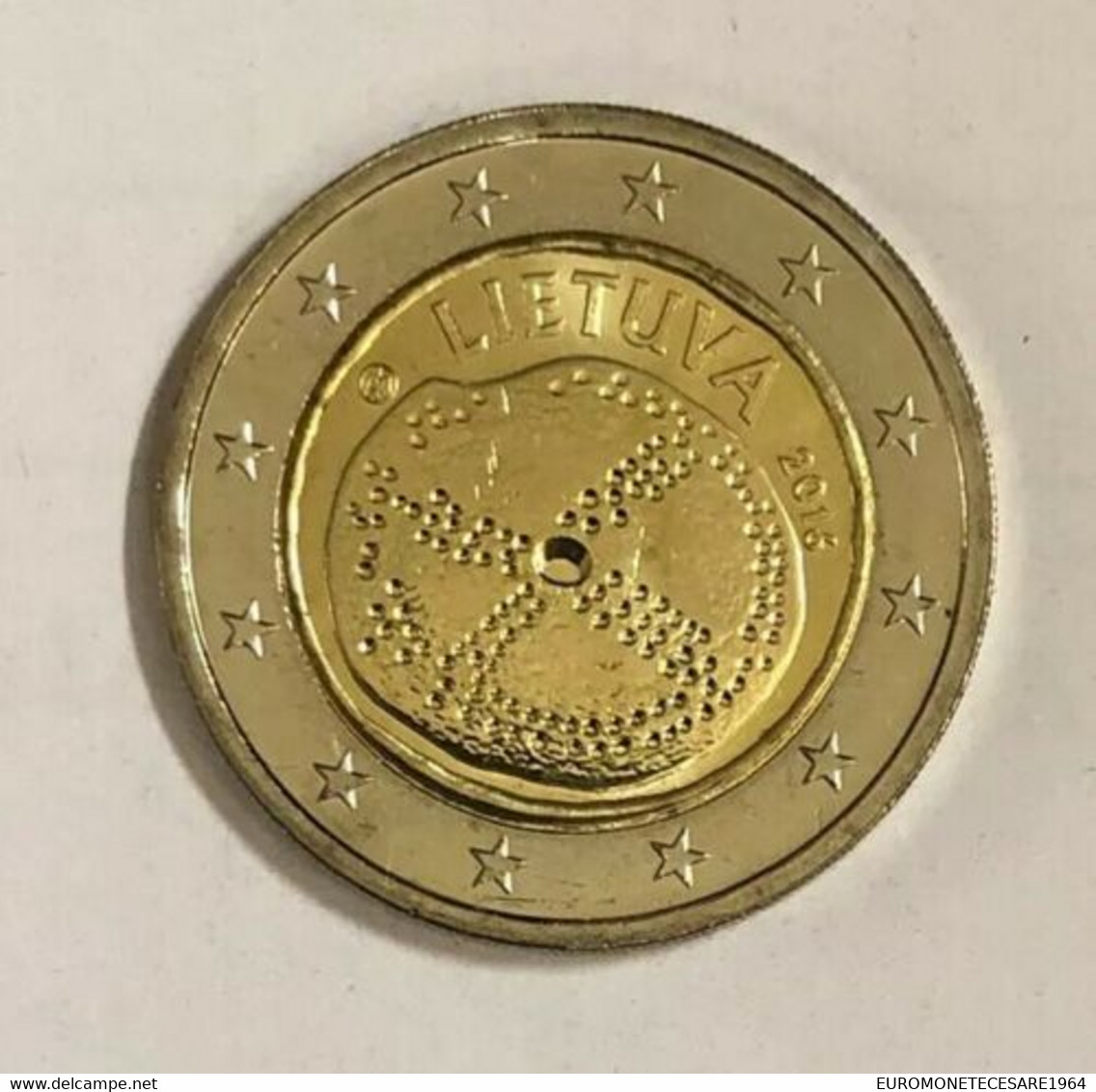 LITUANIA 2 EURO 2016 COMMEMORATIVO CULTURA BALTICA FIOR DI CONIO     B.U. FROM ROLLS - Lithuania