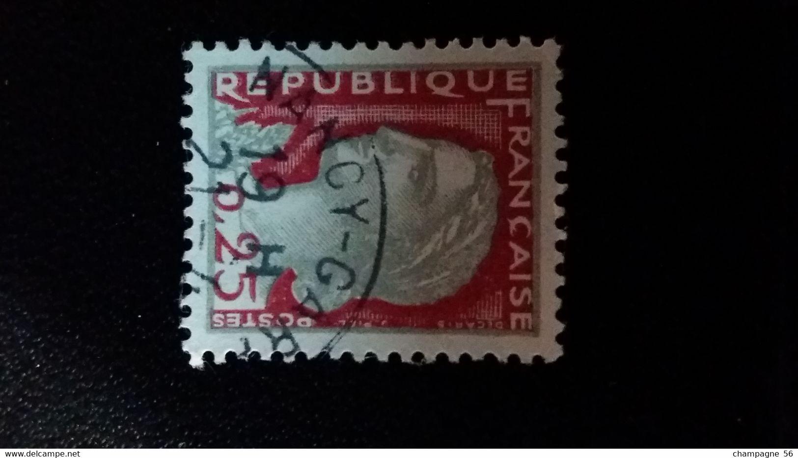 1960 N° 1263  OBLITERE  NANCY  GARE DEPLACER 0,25 BAS  ( SCANNE 3 PAS A VENDRE - Oblitérés