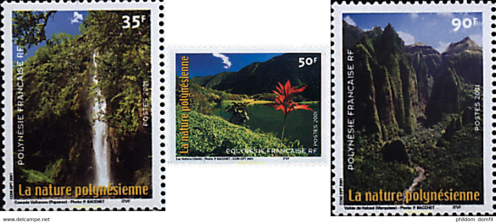 94342 MNH POLINESIA FRANCESA 2001 LA NATURALEZA POLINESIA - Gebruikt